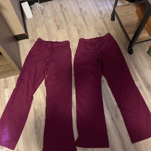 Greys Anatomy Wine scrub bottoms